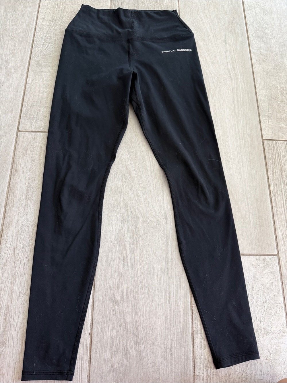 Spiritual Gangster Black Full-Length High-Waist Leggings